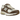 New Balance 2002r Mocha baskets vue latérale avec une tige en daim marron, une semelle intermédiaire crème et le logo N emblématique