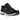 New Balance 2002R Black Gunmetal baskets vue latérale avec empeigne en daim noir et mesh, détails gris et semelle intermédiaire N-ergy blanche