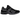 New Balance 2002R Black Dark Grey baskets en vue latérale avec une empeigne en cuir noir, des détails gris et une semelle extérieure robuste