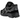 New Balance 2002R Black Dark Grey baskets en vue latérale avec une empeigne en nubuck noir, des détails en mesh gris et une semelle intermédiaire N-ergy.