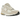 New Balance 2002R Off White baskets vue latérale, avec une empeigne en mesh beige clair, des détails en cuir et une semelle N-ergy amortissante.