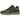 New Balance 2002R Protection Pack Dark Moss baskets vue latérale avec empeigne en daim effiloché caractéristique, teintes vert foncé et semelle épaisse