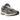New Balance 2002r CastleRock baskets vue latérale angulaire avec des empiècements en daim gris, une tige en mesh respirant et une semelle blanche