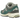 New Balance 2002R New Spruce Magnet baskets en vue latérale avec superpositions en daim vert, détails en mesh et semelle intermédiaire grise.