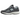 New Balance 2002R Magnet Lead baskets vue latérale avec empeigne en mesh et daim gris foncé et semelle extérieure amortissante N-ergy