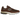 New Balance 2002R Rich Oak Dark Mushroom baskets vue latérale avec empiècements en daim marron, détails en mesh et semelle blanche amortie