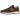 New Balance 2002R Rich Oak Dark Mushroom baskets vue latérale avec panneaux en cuir aux tons terre, empeigne en mesh et semelle en gomme.