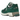 New Balance 2002r Forest Green baskets vue latérale avec empeigne en daim et mesh vert foncé et semelle intermédiaire blanche amortissante