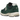 New Balance 2002R Nightwatch Green baskets en vue latérale avec empeigne en daim vert foncé, détails blancs et une semelle extérieure grise robuste.