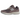 New Balance 2002R Black Fig baskets vue latérale en daim violet foncé avec détails en mesh noir et semelle intermédiaire blanche