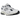 New Balance 2002R White Natural Indigo baskets vue latérale avec empeigne blanche, détails bleu marine et semelle intercalaire amortie
