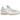 New Balance 2002r White Gold baskets vue angulaire avec mesh blanc, détails en cuir doré et une semelle intermédiaire à amorti classique
