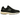 New Balance 2002r Vintage Black baskets vue latérale avec empeigne en cuir noir, détails en mesh et semelle extérieure amortissante N-ergy.