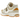 New Balance 2002R Joe Freshgoods Conversations Amongst Us baskets vue latérale avec empeigne en mesh beige, détails en suède et semelle jaunie