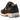 New Balance 2002R Lunar New Year Rich Earth baskets vue sous angle avec empeigne en daim marron, logo N apparent et détails sur la semelle.