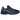 New Balance 2002r Vintage Navy baskets vue latérale avec empeigne en daim bleu marine, semelle intermédiaire blanche et détails gris.