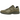 New Balance 2002R Cordura Olive baskets en vue angulaire avec tige en mesh vert olive, détails en daim et semelle intercalaire grise robuste