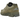 Baskets New Balance 2002R Cordura Olive vue de profil avec une empeigne en maille vert olive résistante et des détails en daim.