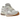 New Balance 2002R Sea Salt Brighton Grey baskets vue latérale avec empeigne grise, semelle blanche, détails en daim et mesh, et logo N emblématique