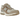New Balance 2002R Driftwood Sandstone baskets vue latérale avec empeigne en suède beige et mesh, logo N gris et semelle intermédiaire blanche