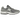 New Balance 2002R Steel Grey Orca baskets en vue latérale avec une tige en daim gris, du mesh noir et une semelle intermédiaire blanche