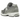 New Balance 2002R Steel Grey Orca baskets vue en angle avec une empeigne en daim gris foncé, du mesh noir et une semelle intermédiaire blanche et grise.