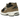 Baskets New Balance 2002R Driftwood Black vue de profil, dotées d'un mélange de daim noir et de mesh beige sur la tige avec une semelle robuste