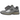 New Balance 2002R Grey Pocket baskets vue inclinée avec empeigne en daim gris, pochette latérale et semelle Abzorb blanche