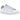 Adidas Stan Smith White Green baskets en vue latérale classique avec tige en cuir blanc, talon vert et les bandes latérales perforées emblématiques.
