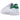 Baskets Adidas Stan Smith White Green en profil classique avec tige en cuir blanc, contrefort vert et les trois bandes perforées emblématiques