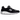 New Balance 990v2 MiUSA Black Grey baskets vue latérale avec empeigne en daim noir, mesh gris et semelle ABZORB