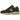 New Balance 991 MiUK Mocha Brown baskets en vue latérale avec empeigne en daim marron, détails en mesh, lacets gris et semelle intercalaire ABZORB