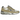 New Balance 991v1 MiUK Elm Brown Rice baskets de profil avec empeigne en daim marron, détails en mesh gris et semelle Abzorb blanche