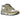 New Balance 991v1 MiUK Elm Brown Rice baskets vue latérale avec tige en cuir marron premium, détails en mesh gris et semelle intercalaire ABZORB