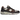 New Balance 991 MiUK French Roast baskets en vue angulaire montrant la tige en daim et mesh marron foncé avec une semelle blanche et grise