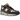 New Balance 991 MiUK French Roast baskets en vue latérale élégante avec une empeigne en daim marron foncé, détails en cuir et semelle intermédiaire blanche.