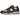 New Balance 991 MiUK French Roast baskets en vue angulaire avec tige en daim marron, détails en cuir et semelle intermédiaire blanche amortissante