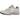 New Balance 2002R Bone Light Aluminum baskets en vue angulaire avec tige en daim beige et mesh, détails blancs et semelle extérieure robuste