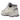 New Balance 2002R Bone Light Aluminum baskets en vue latérale avec empeigne en daim beige et gris, lacets blancs et semelle N-ergy amortissante