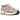 New Balance 530 Silver Metallic Infield Clay baskets vue latérale avec design argenté et blanc, tige en mesh et détails beiges sur la semelle.