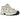 New Balance 530 Sea Salt baskets vue latérale avec empeigne en mesh couleur crème, détails gris et semelle intermédiaire blanche classique