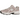 New Balance 530 Stone Pink baskets vue latérale avec mesh rose, détails métallisés et semelle intermédiaire confortable Abzorb.