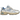 Baskets New Balance 530 White Blue Oasis vue de profil avec empeigne en maille blanche, détails bleus et logo N latéral