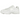 New Balance 530 Triple White baskets vue latérale avec design en mesh blanc, superpositions synthétiques et semelle intermédiaire ABZORB blanche