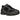 New Balance 530 Black Dark Grey baskets vue latérale avec mesh noir, détails en cuir gris foncé et semelle intermédiaire blanche ABZORB.