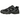 New Balance 530 Black Dark Grey baskets vue inclinée avec empeigne en mesh noir et gris foncé, détails réfléchissants et semelle intermédiaire ABZORB