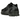 New Balance 530 Black Dark Grey baskets vue latérale élégante avec empeigne en mesh respirant, panneaux noirs et détails blancs
