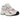 New Balance 530 White Pink Sugar baskets vue latérale avec empeigne en maille blanche, détails roses et semelle intermédiaire ABZORB.