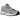 New Balance 530 Summer Fog baskets vue latérale avec empeigne en mesh blanc, détails en cuir gris et semelle intermédiaire blanche ABZORB