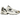 New Balance 530 White Light Gold Metallic baskets vue latérale avec empeigne en mesh blanc, détails dorés métallisés et semelle amortissante blanche